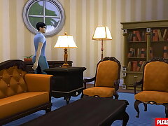 Stepdad and Stepdaughter: Post-Party Fucking