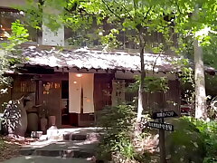 Natural Beauty at Kurokawa Onsen with Nipples Exposed