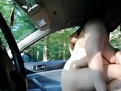 Chubby MILF Slut Dogged By Stranger In Car
