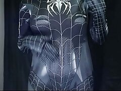 Silk Satin666's Indonesian Creampie in Spiderman Cosplay